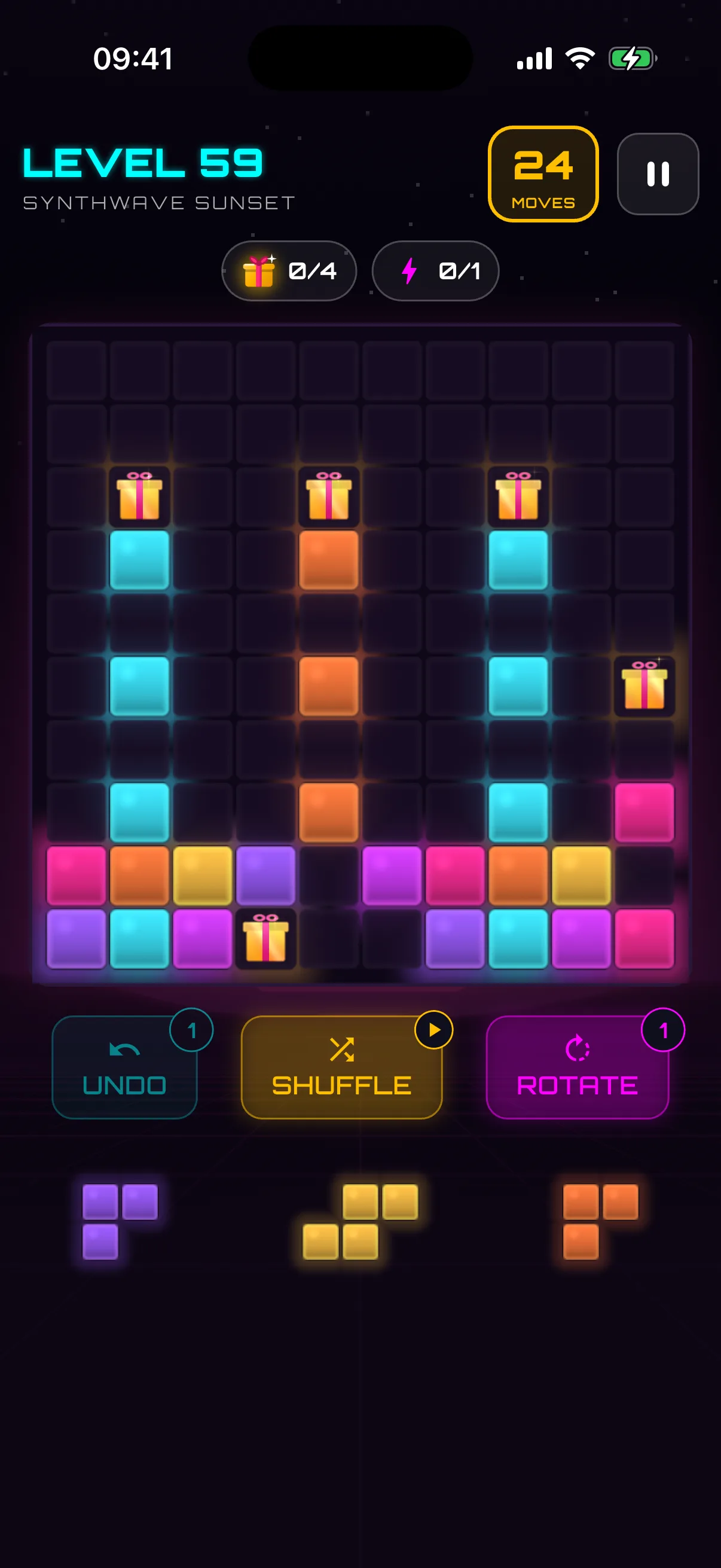 Neon Fit app screen 2